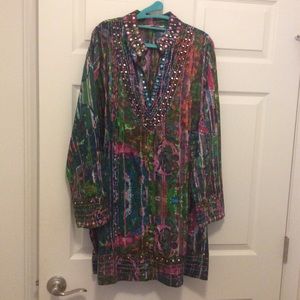 Mini dress or topper.